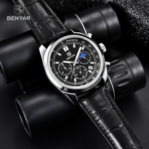 Đồng hồ Benyar – DF7118 Đồng hồ dây da 2
