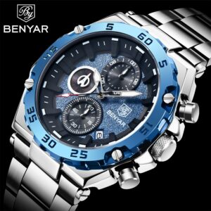 Đồng hồ Benyar – 5FD624 Đồng hồ dây inox